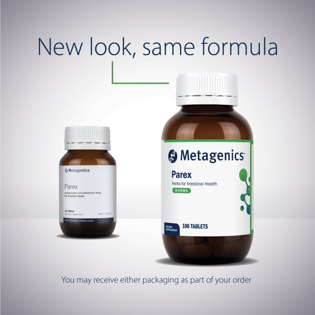 Metagenics Parex 100 Tablets 10% off RRP at HealthMasters Metagenics New Look