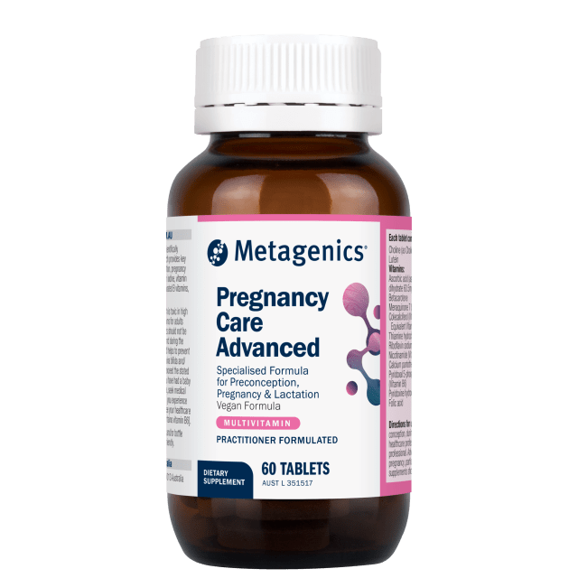 Metagenics Pregnancy Care Advanced 60 Tablets 10% off RRP at HealthMasters Metagenics