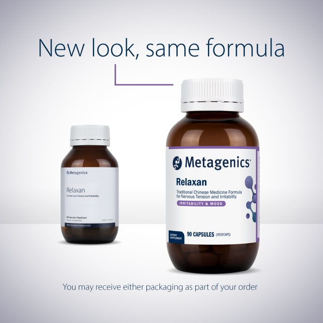 Metagenics Relaxan 90 Capsules 10% off RRP at HealthMasters Metagenics New Look