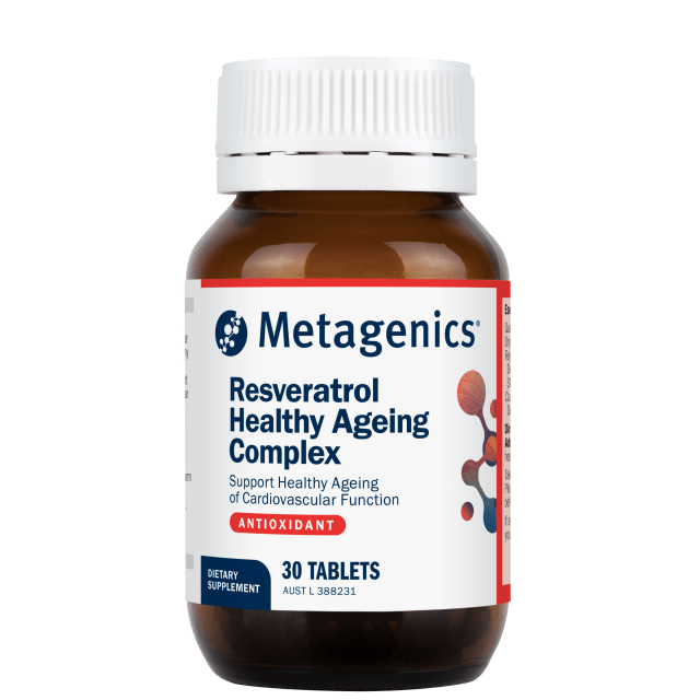 Metagenics Resveratrol Healthy Ageing 30 Tablets 10% off RRP at HealthMasters Metagenics