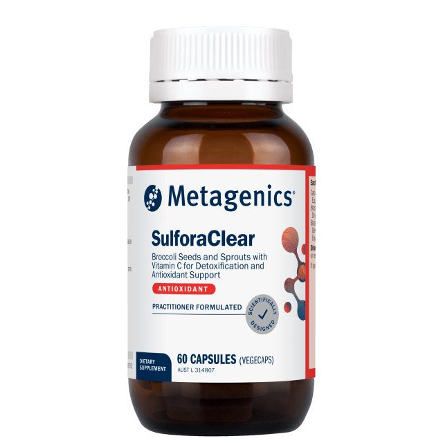 Metagenics SulforaClear 60 Capsules 10% off RRP at HealthMasters Metagenics