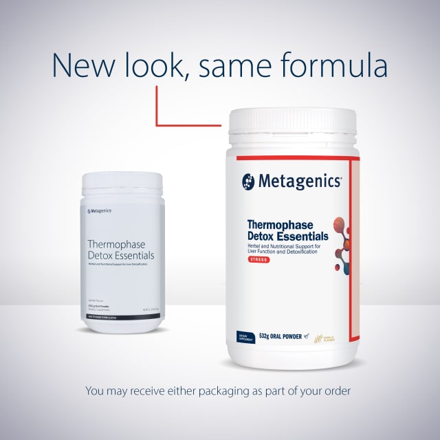 Metagenics Thermophase Detox Essentials Vanilla 532g Powder 10% off RRP at HealthMasters Metagenics New Look