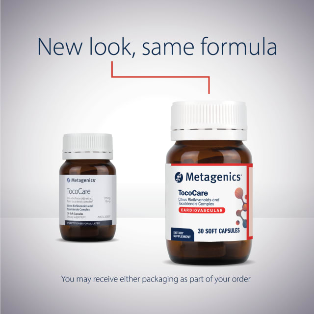 Metagenics TocoCare 30 Capules 10% off RRP at HealthMasters Metagenics New Look