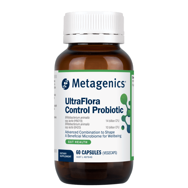 Metagenics UltraFlora Control Probiotic 60 Capsules 10% off RRP at HealthMasters Metagenics