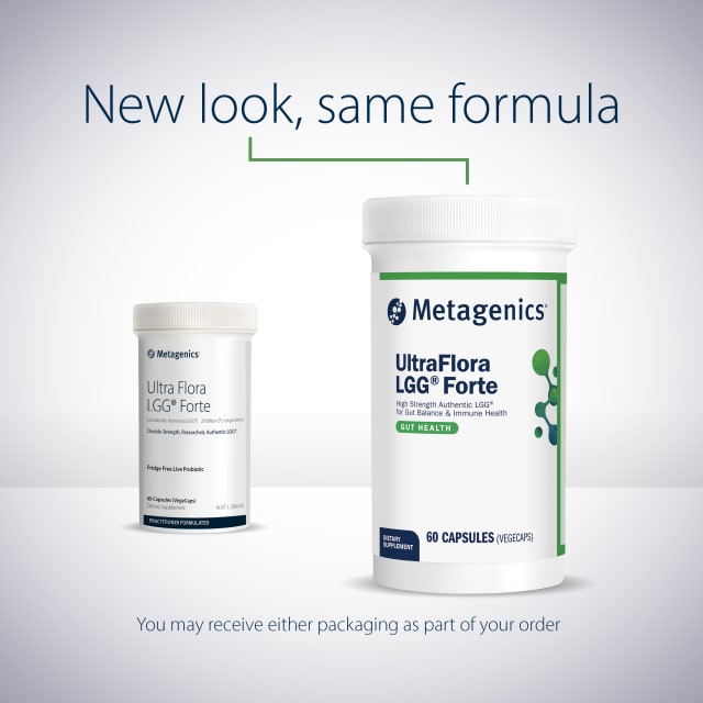Metagenics UltraFlora LGG Forte Probiotic 60 Capsules 10% off RRP at HealthMasters Metagenics New Look