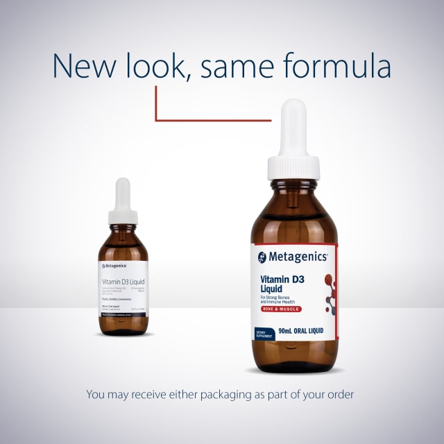 Metagenics Vitamin D3 90ml Liquid 10% off RRP at HealthMasters Metagenics New Look