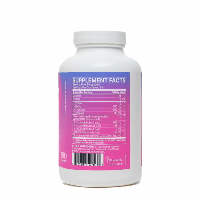 Microbiome Labs Mega Mucosa 180 caps 10% off RRP at HealthMasters Microbiome Labs Ingredients