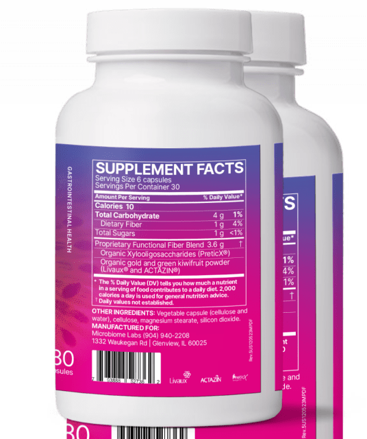 Microbiome Labs MegaPre DF 180 Caps 10% off RRP at HealthMasters Microbiome Labs Ingredients