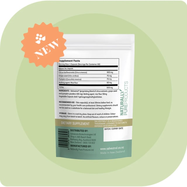Naturally Pure Products Salvestrol Platinum 90 Caps 10% off RRP HealthMasters Naturally Pure Products Information