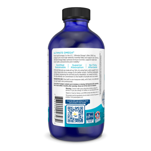 Nordic Naturals Ultimate Omega 237mL Liquid 10% off RRP at HealthMasters Nordic Naturals Information