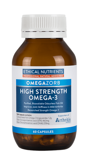 Ethical Nutrients OMEGAZORB High Strength Omega-3 Capsules 60 Caps | HealthMasters