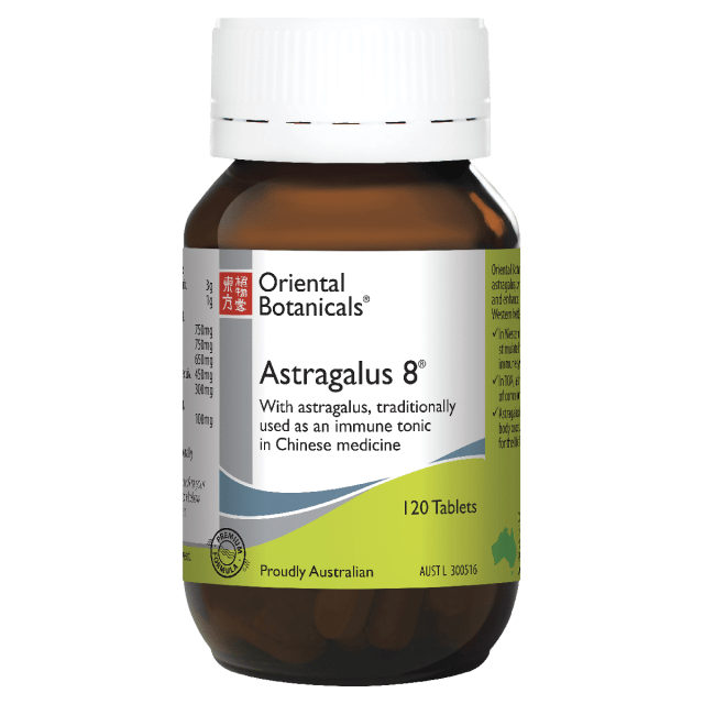 Oriental Botanicals Astragalus 8 120 Tablets 10% off RRP at HealthMasters Oriental Botanicals