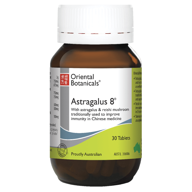 Oriental Botanicals Astragalus 8 30 Tablets 10% off RRP at HealthMasters Oriental Botanicals