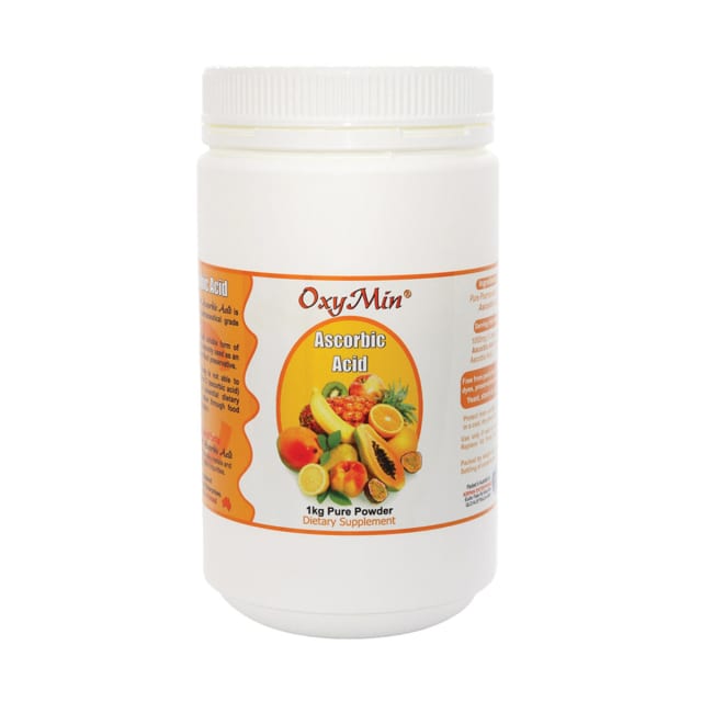 OxyMin Ascorbic Acid 1kg 20% off RRP at HealthMasters Oxymin