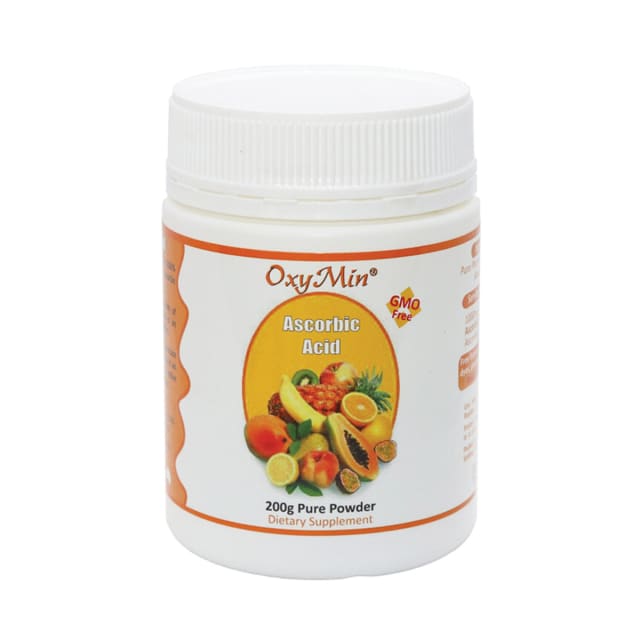 OxyMin Ascorbic Acid 200g 20% off RRP at HealthMasters Oxymin