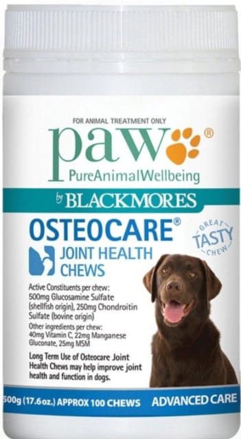 PAW By Blackmores OsteoCare Joint Health Chews 500g 10% off RRP at HealthMasters PAW by Blackmores