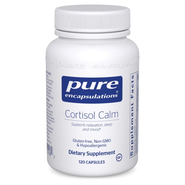 Pure Encapsulations Cortisol Calm 120 caps 10% off RRP at HealthMasters Pure Encapsulations