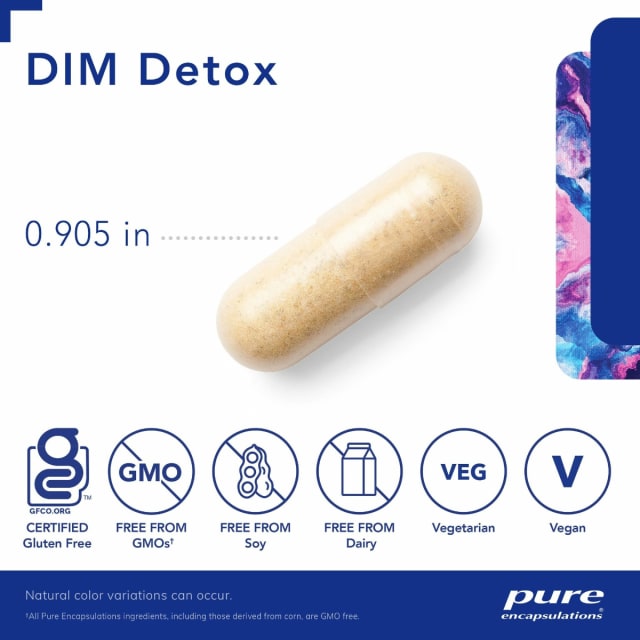 Pure Encapsulations DIM Detox 10% off RRP at HealthMasters Pure Encapsulations Capsule