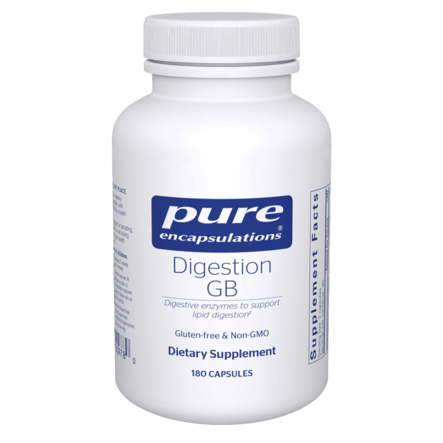 Pure Encapsulations Digestion GB 180 caps 10% off RRP at HealthMasters Pure Encapsulations Ingredients