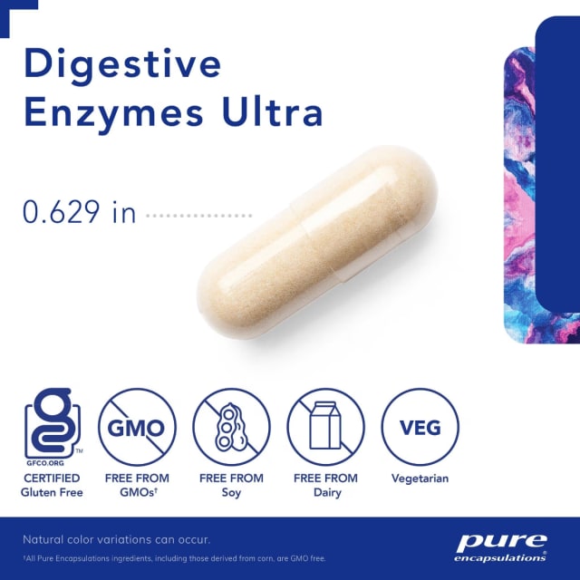 Pure Encapsulations Digestive Enzymes Ultra 10% off RRP at HealthMasters Pure Encapsulations Capsule