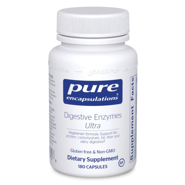 Pure Encapsulations Digestive Enzymes Ultra 180 Capsules 10% off RRP at HealthMasters Pure Encapsulations