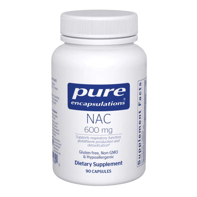 Pure Encapsulations NAC 600mg Caps 10% off RRP at HealthMasters Pure Encapsulations