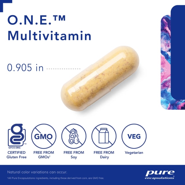Pure Encapsulations O.N.E. Multivitamin 10% off RRP at HealthMasters Pure Encapsulations Capsule