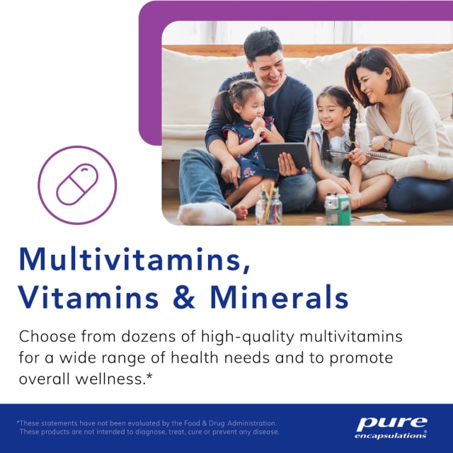 Pure Encapsulations O.N.E. Multivitamin 10% off RRP at HealthMasters Pure Encapsulations Multivitamins, Vitamins and Minerals