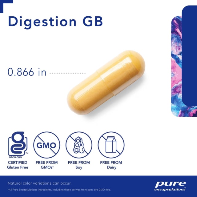 Pure Encapsulations Digestion GB 10% off RRP at HealthMasters Pure Encapsulations Capsule