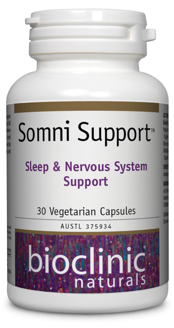 Bioclinic Naturals Somni Support 30vc 10% off RRP at HealthMasters Bioclinic Naturals