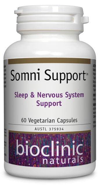 Bioclinic Naturals Somni Support 60vc 10% off RRP at HealthMasters Bioclinic Naturals