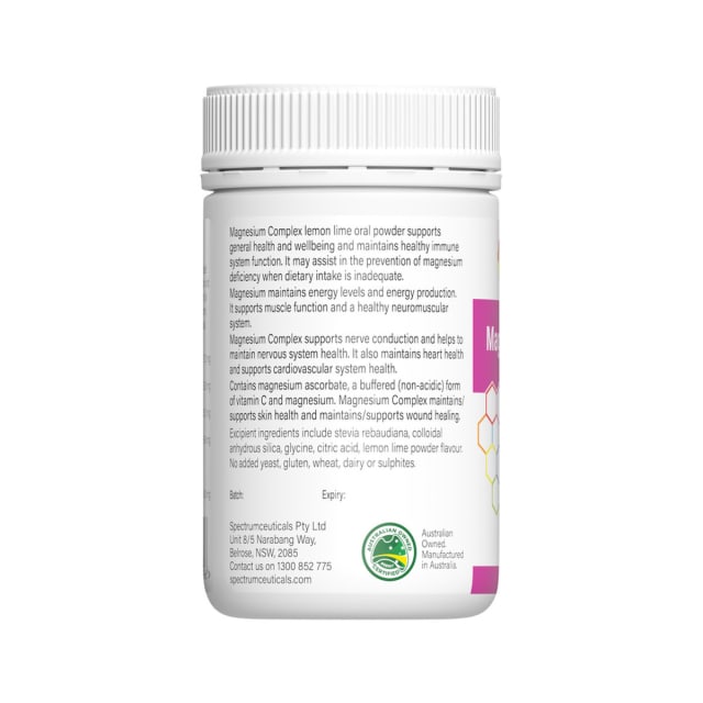 Spectrumceuticals Magnesium Complex 10% off RRP at HealthMasters Spectrumceuticals Information