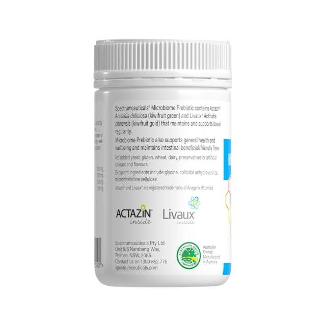 Spectrumceuticals Microbiome Prebiotic 10% off RRP at HealthMasters Spectrumceuticals Information