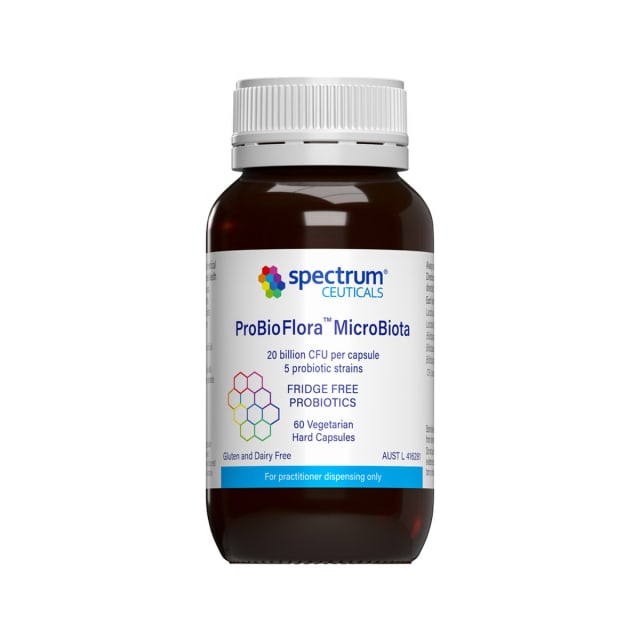 Spectrumceuticals ProBioFlora MicroBiota 60vc 10% off RRP at HealthMasters Spectrumceuticals