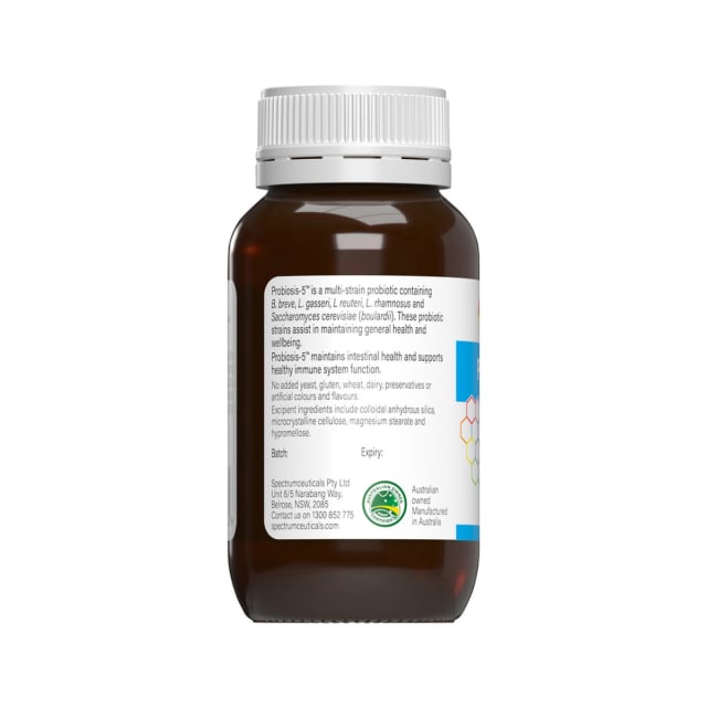 Spectrumceuticals Probiosis 5 10% off RRP at HealthMasters Spectrumceuticals Information