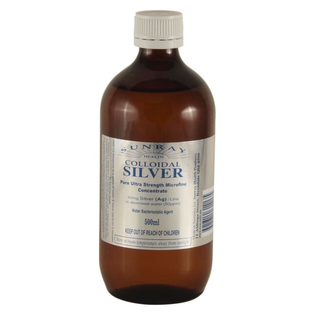Sunray Colloidal Silver 500ml 10% off | HealthMasters