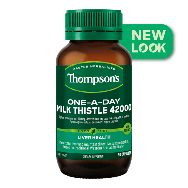 Thompson's One-a-day Milk Thistle 42000 25% off RRP at HealthMasters Thompson's