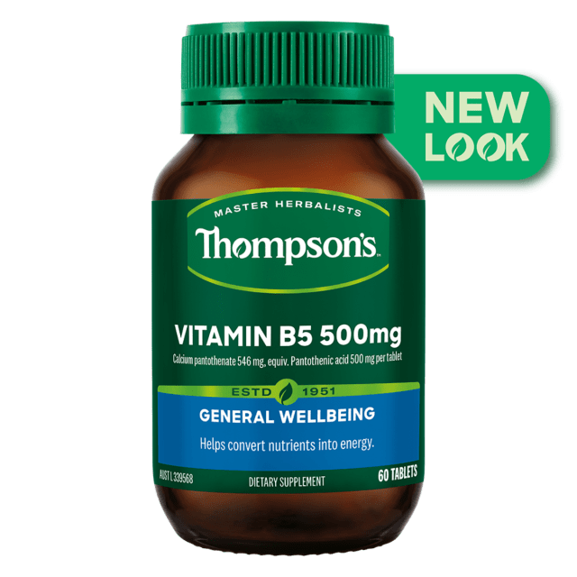 Thompson's Vitamin B5 500mg 20% off RRP at HealthMasters Thompson's