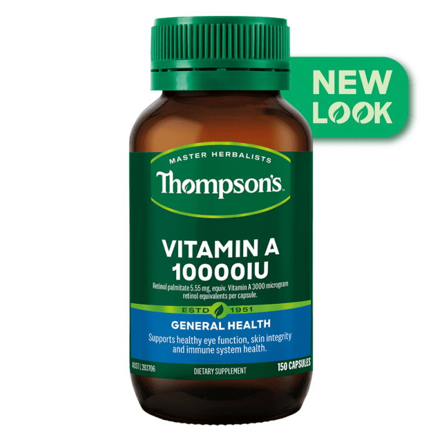 Thompsons Vitamin A 10000iu 25% off RRP at HealthMasters Thompson's