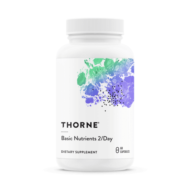Thorne Basic Nutrients 2 Day 60 caps 10% off RRP at HealthMasters Thorne