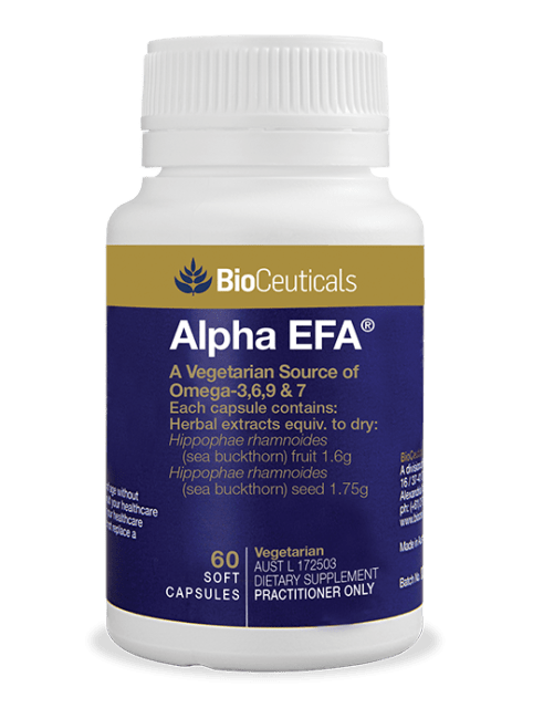 BioCeuticals Alpha EFA 60 soft caps 10% off RRP | HealthMasters