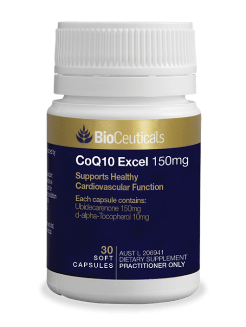 BioCeuticals CoQ10 Excel 150mg 60 soft caps 10% off RRP | HealthMasters BioCeuticals