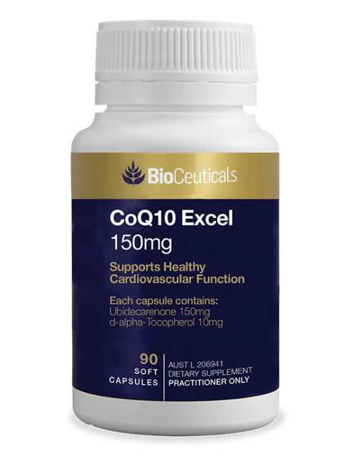 BioCeuticals CoQ10 Excel 150mg 90 soft caps 10% off RRP | HealthMasters BioCeuticals