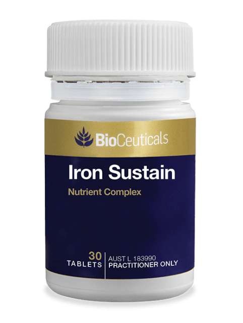 BioCeuticals Iron Sustain 30 tabs 10% off RRP | HealthMasters