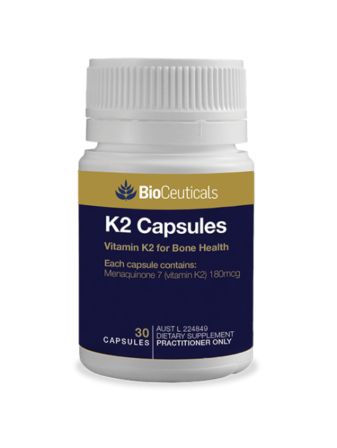 BioCeuticals K2 Capsules 60 softgel caps 10% off RRP | HealthMasters