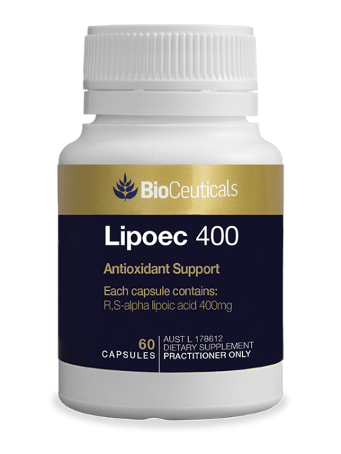 BioCeuticals Lipoec 400 60 caps 10% off RRP | HealthMasters