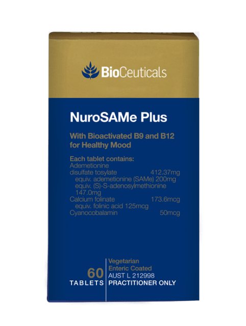 BioCeuticals NuroSAMe Plus 60 tabs 10% off RRP | HealthMasters