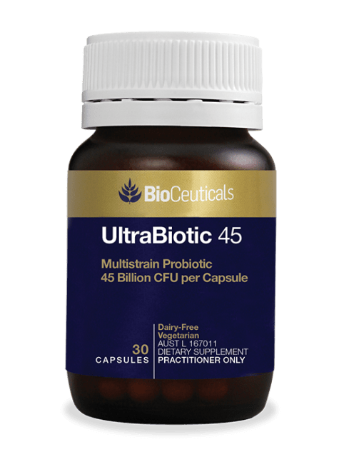 BioCeuticals UltraBiotic 45 30 caps 10% off RRP | HealthMasters