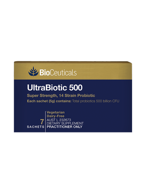 BioCeuticals UltraBiotic 500 7 sachets (35g) 10% off RRP | HealthMasters BioCeuticals