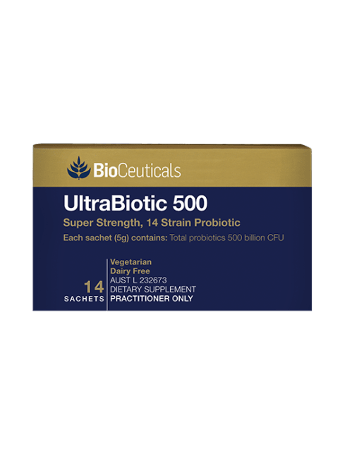 BioCeuticals UltraBiotic 500 14 sachets (70g) 10% off RRP | HealthMasters BioCeuticals